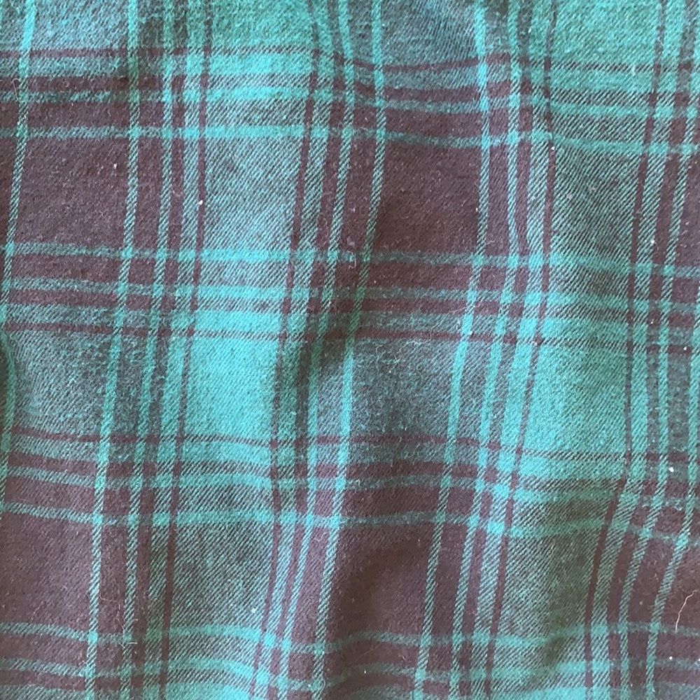 Green button down flannel - Picture 2 of 3